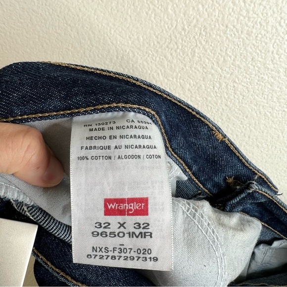 Wrangler Classic Blue Denim Jeans 32x32 - Picture 7 of 7